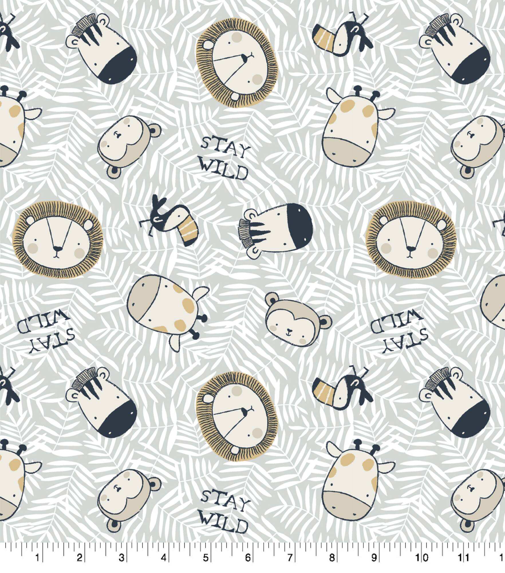 Springs Creative Stay Wild Cotton Fabric